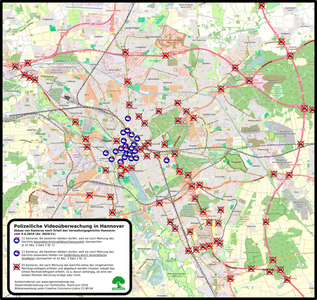 Veröffentlicht: Kriminalitätsschwerpunkte und terrorgefährdete Orte in